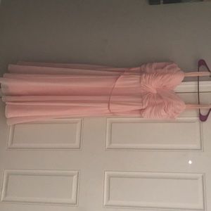 A beautiful blush pink dress